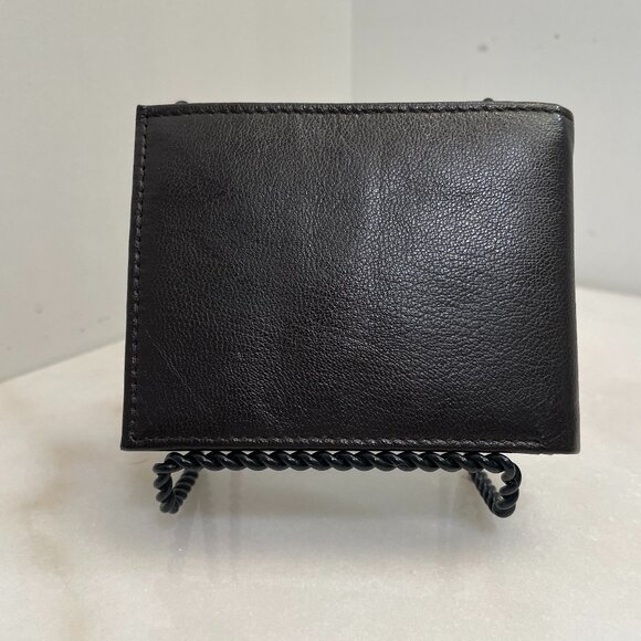 Tommy Hilfiger Men's Classic Logo Bifold Dark Brown Leather Wallet - Picture 2 of 13